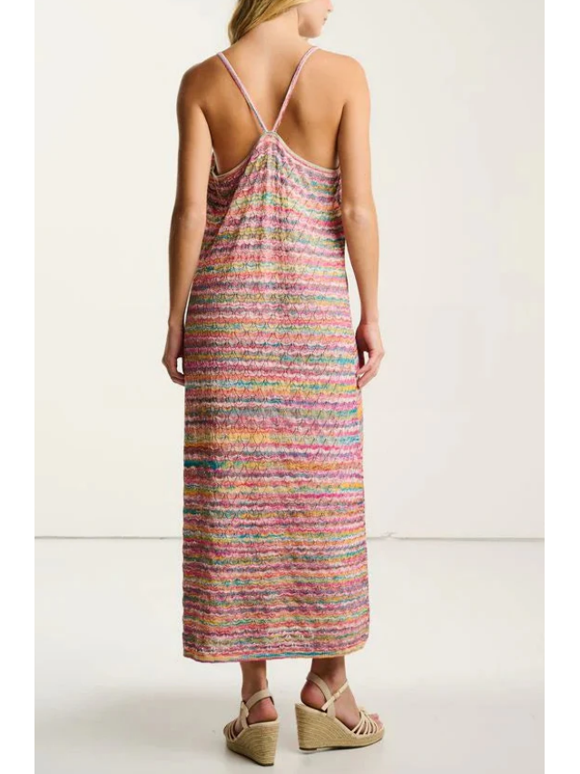 Lisa Todd Sun-Sational Knit Slip Dress in Bright Pop
